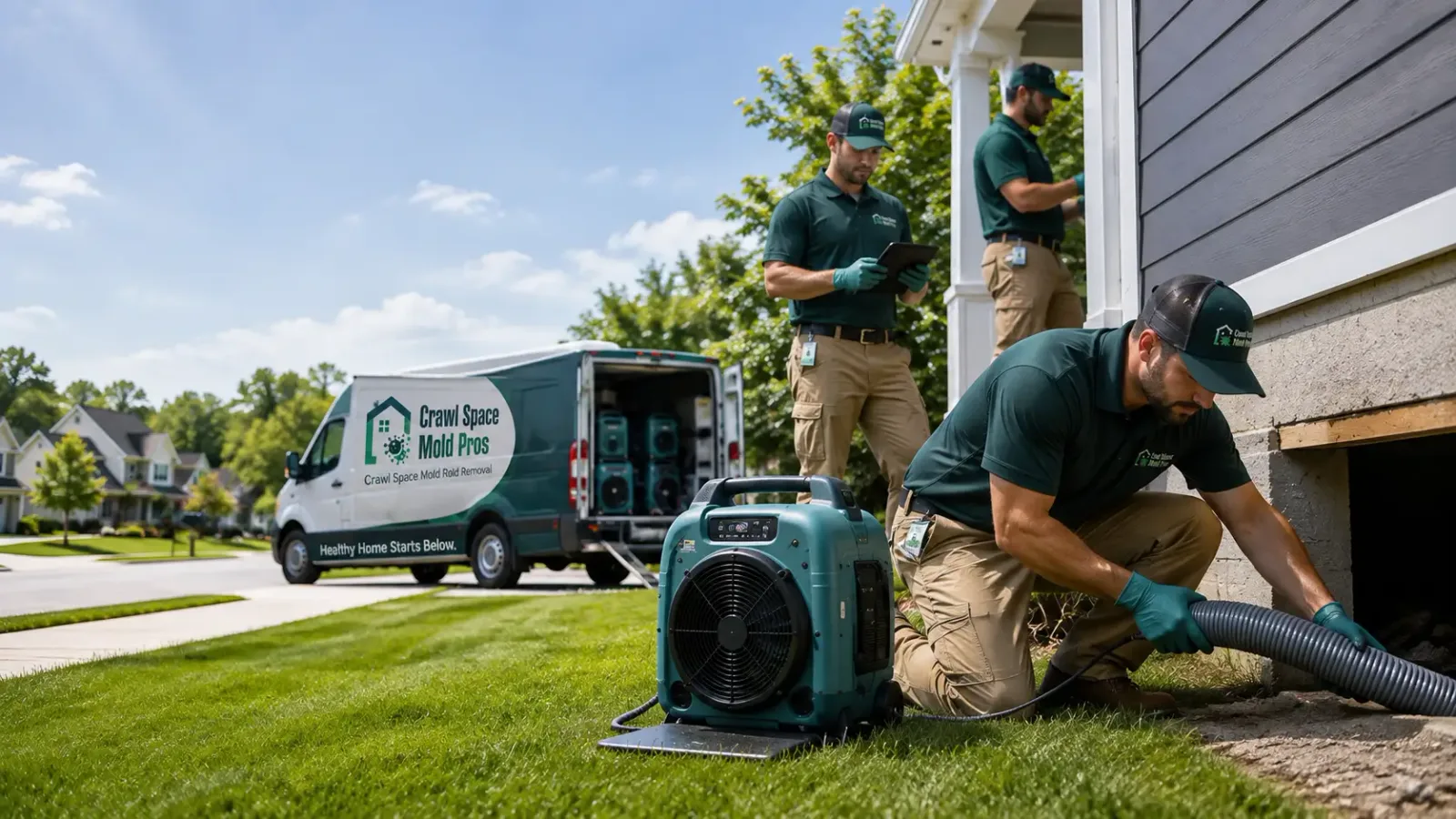 Crawl Space Mold Removal in Elkhart, KS